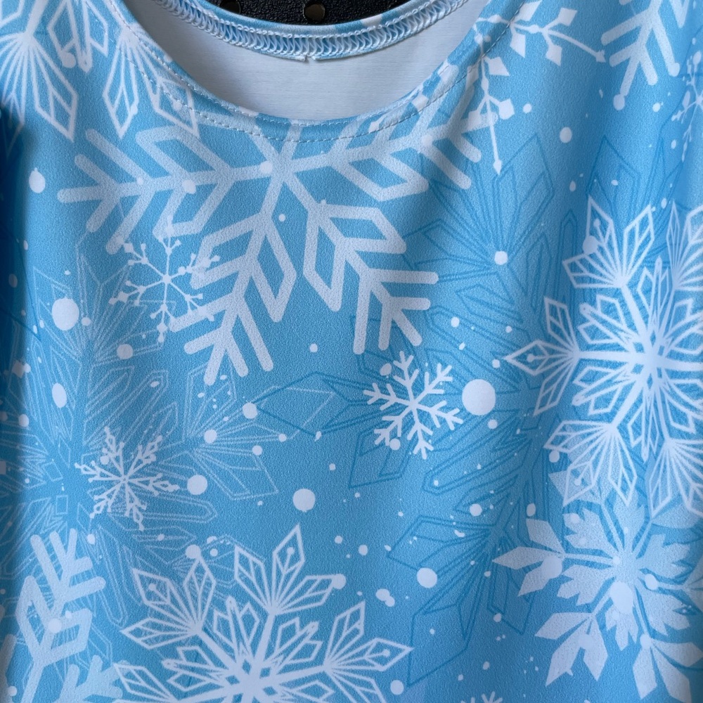 Blackmilk Snowflake Skater Dress small